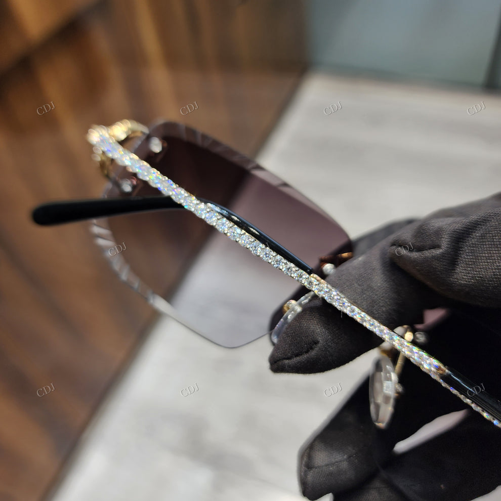 Custom Diamond Glasses