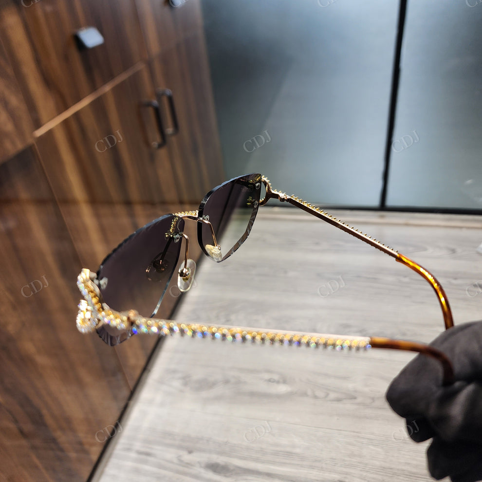Custom Diamond Glasses