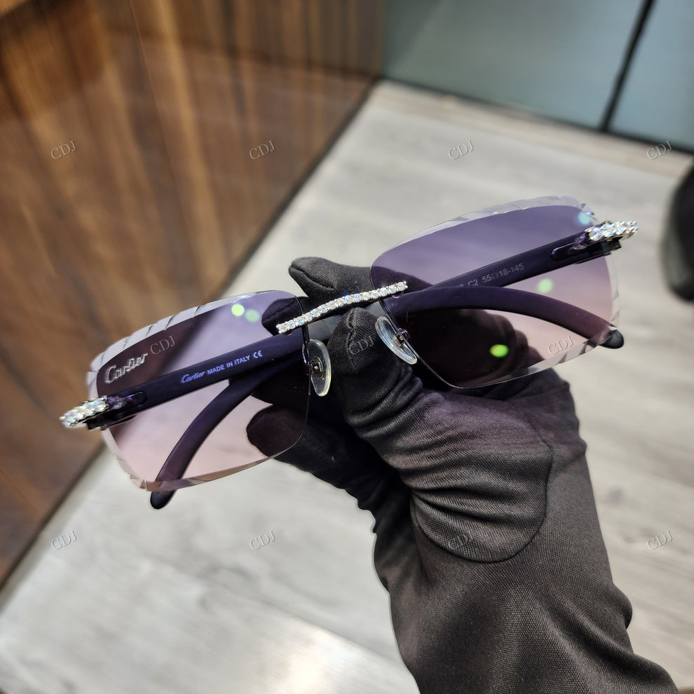 Custom Diamond Glasses