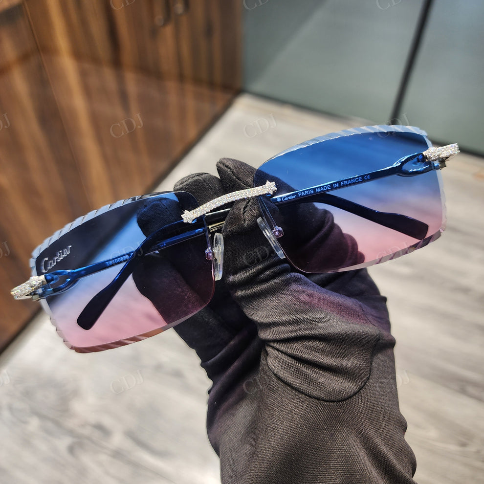 Custom Diamond Glasses