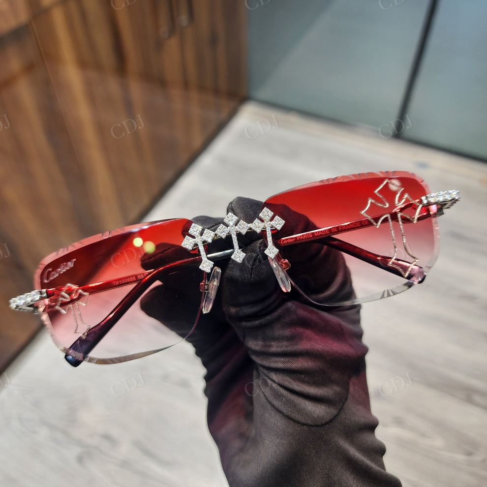 Custom Diamond Glasses