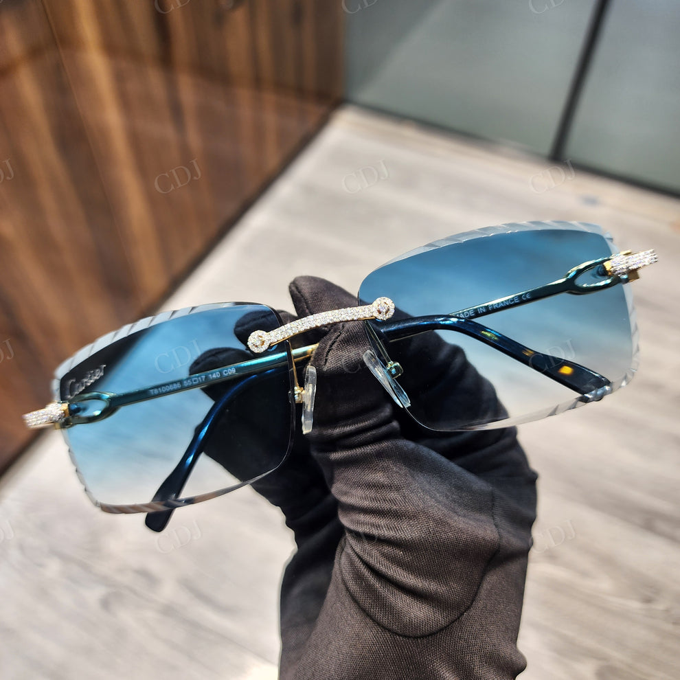 Custom Diamond Glasses