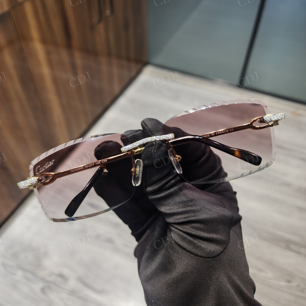 Custom Diamond Glasses