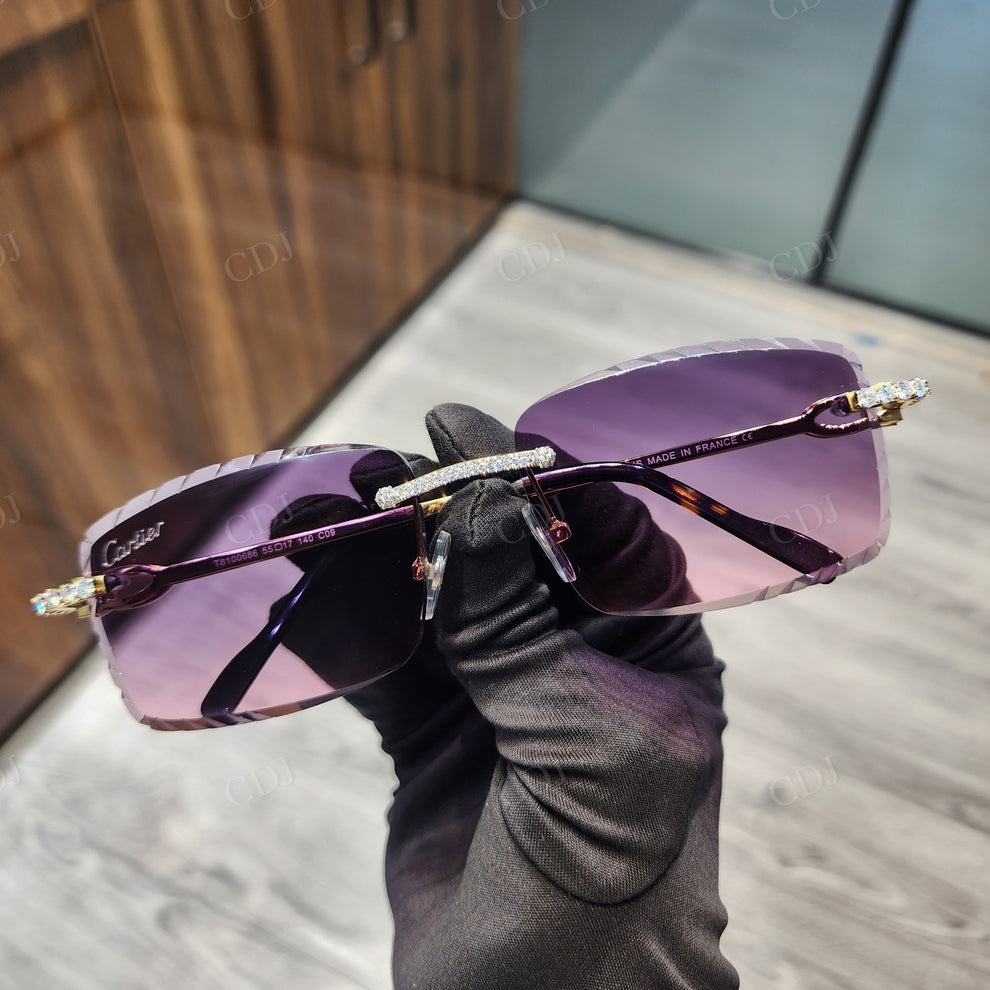 Custom Diamond Glasses