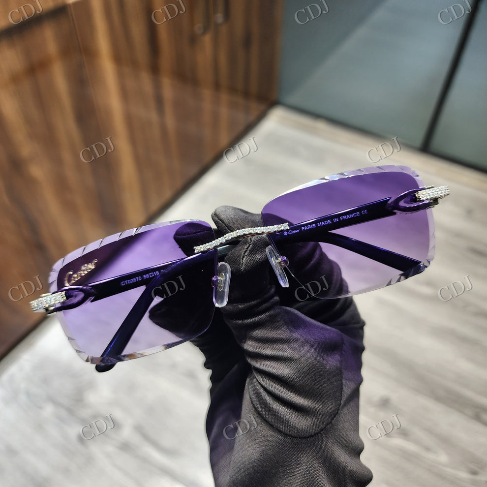 Custom Diamond Glasses