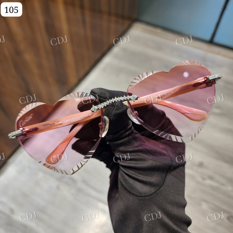 Custom Diamond Glasses