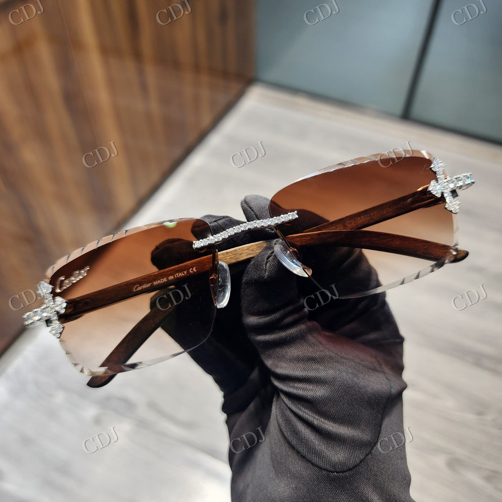 Custom Diamond Glasses