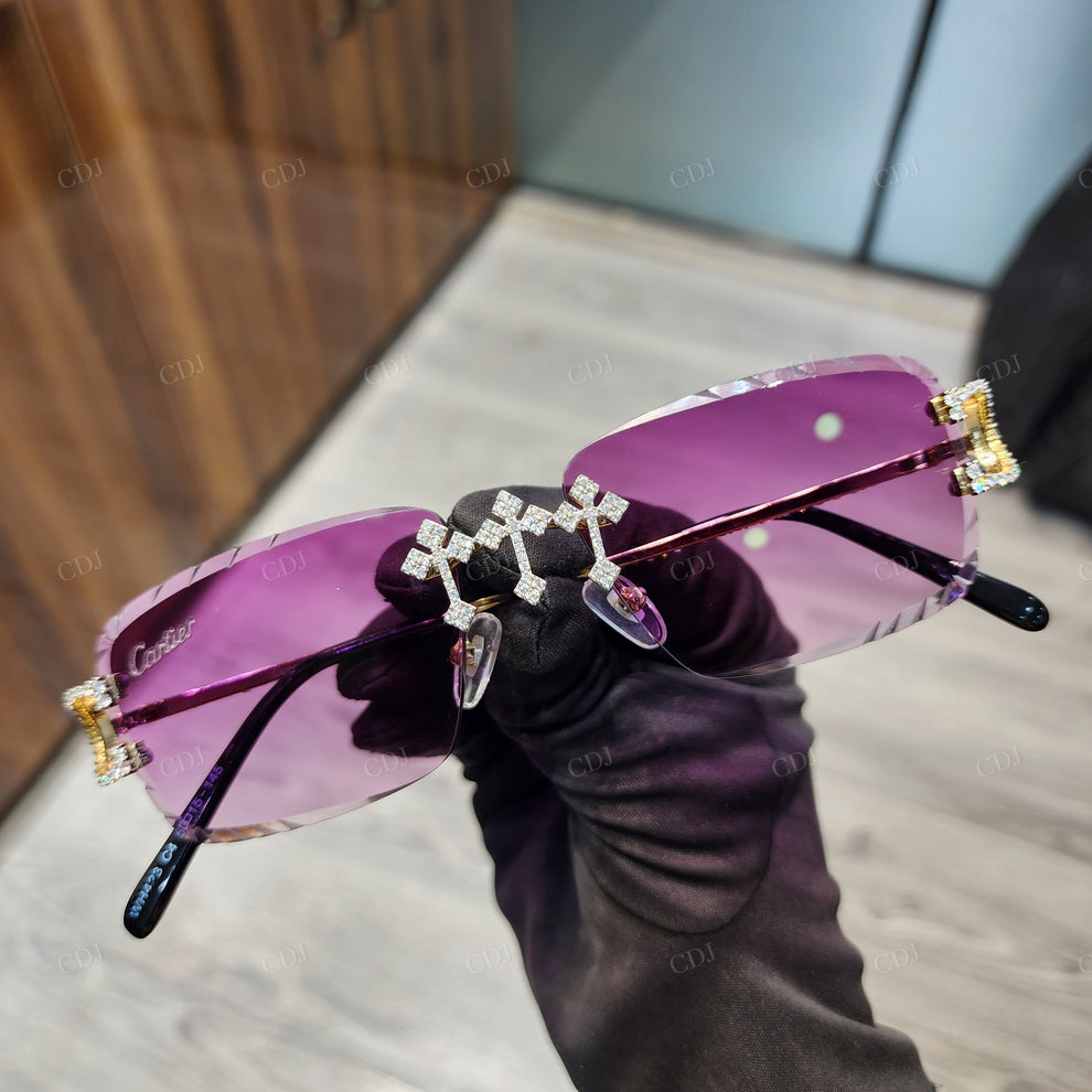 Custom Diamond Glasses