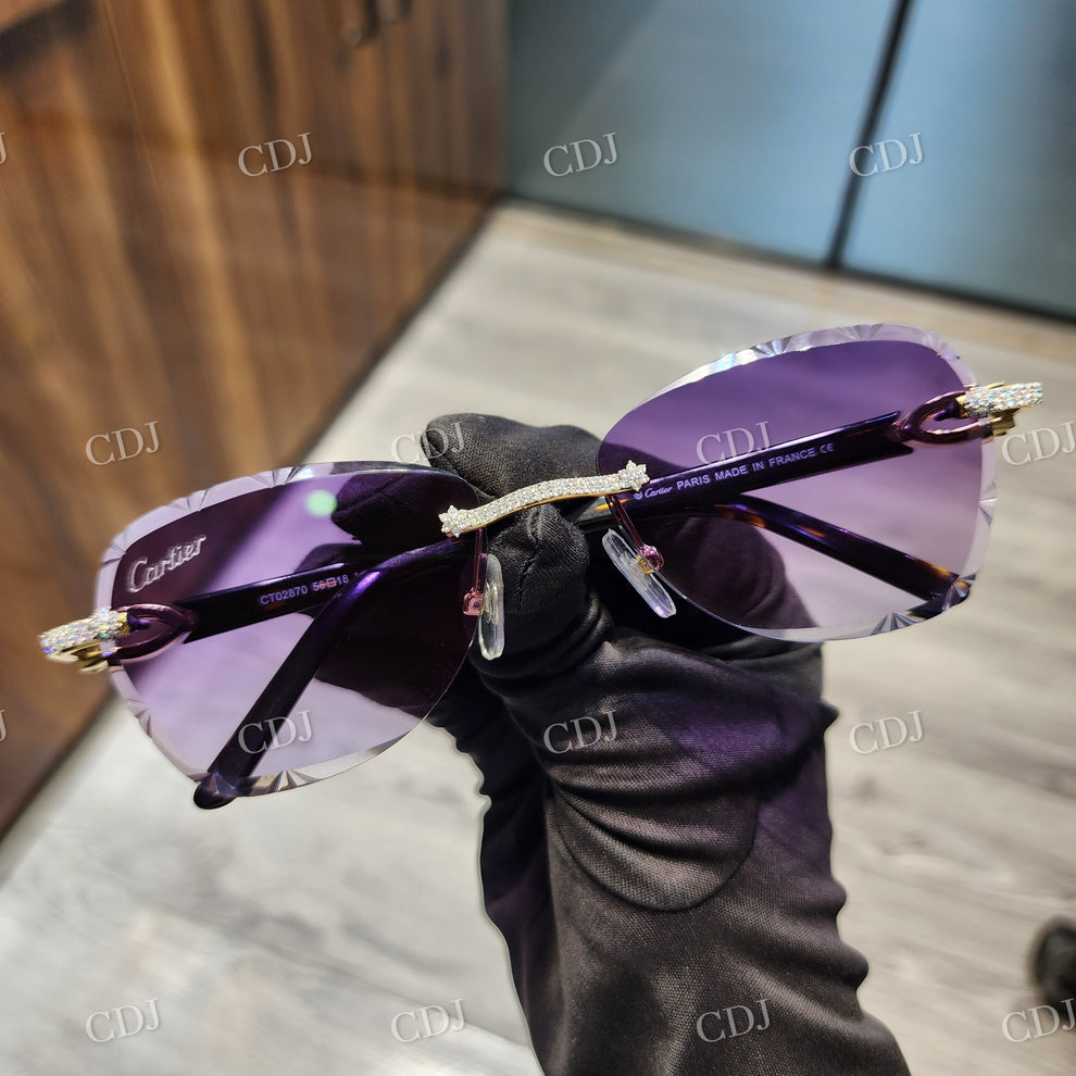 Custom Diamond Glasses