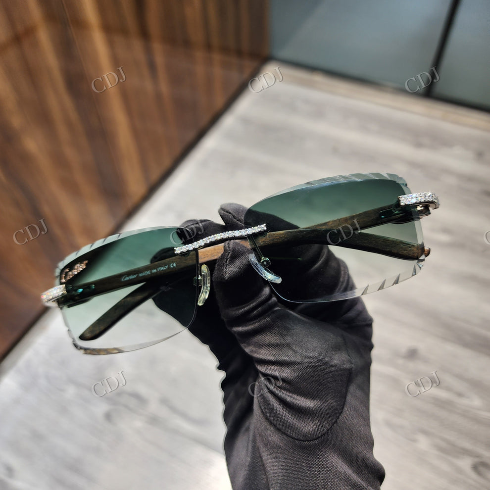 Custom Diamond Glasses