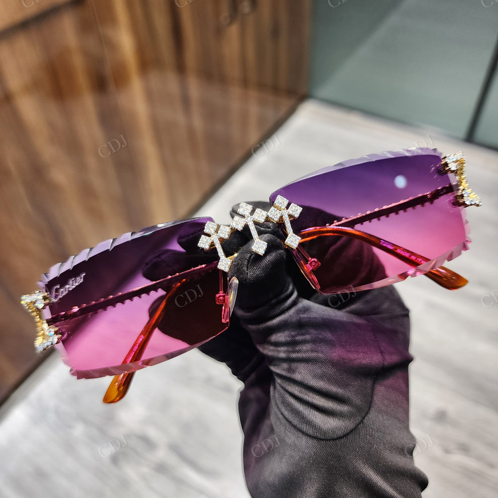 Custom Diamond Glasses