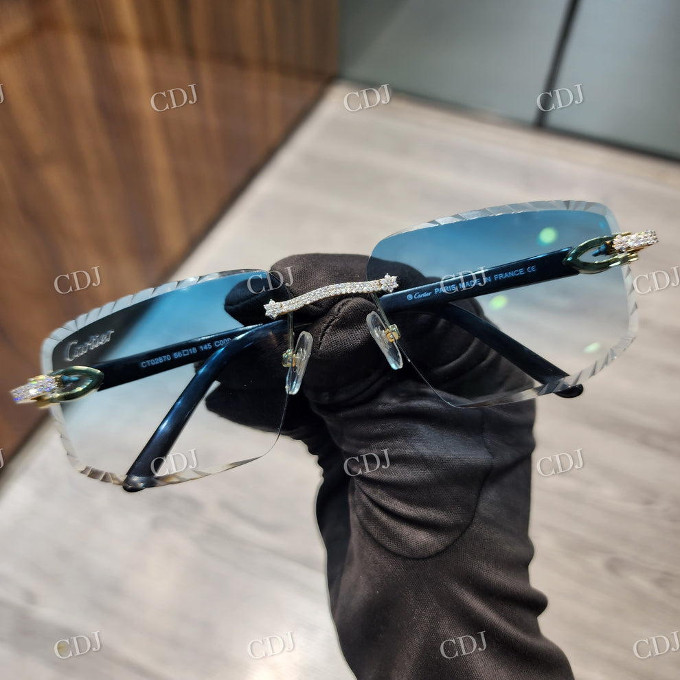 Custom Diamond Glasses