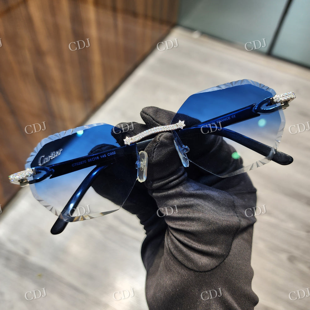Custom Diamond Glasses