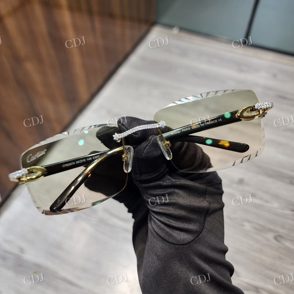 Custom Diamond Glasses