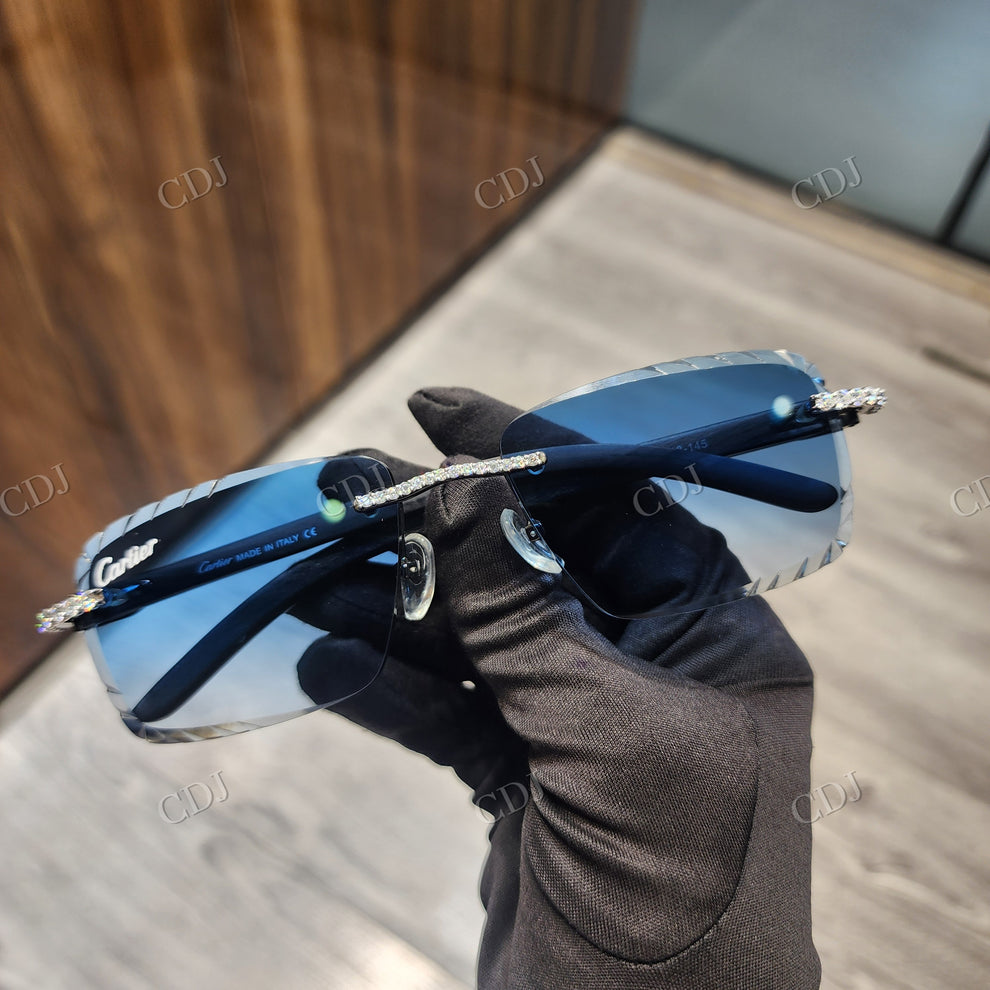 Custom Diamond Glasses