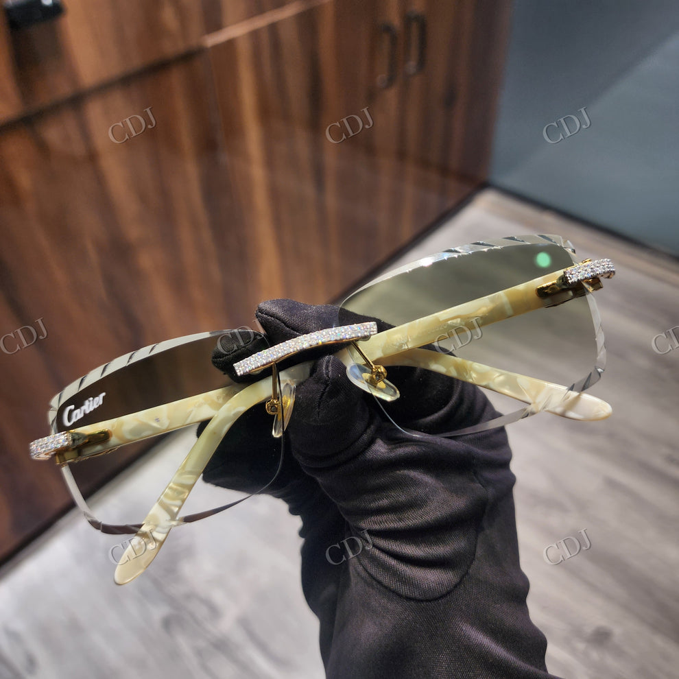 Custom Diamond Glasses