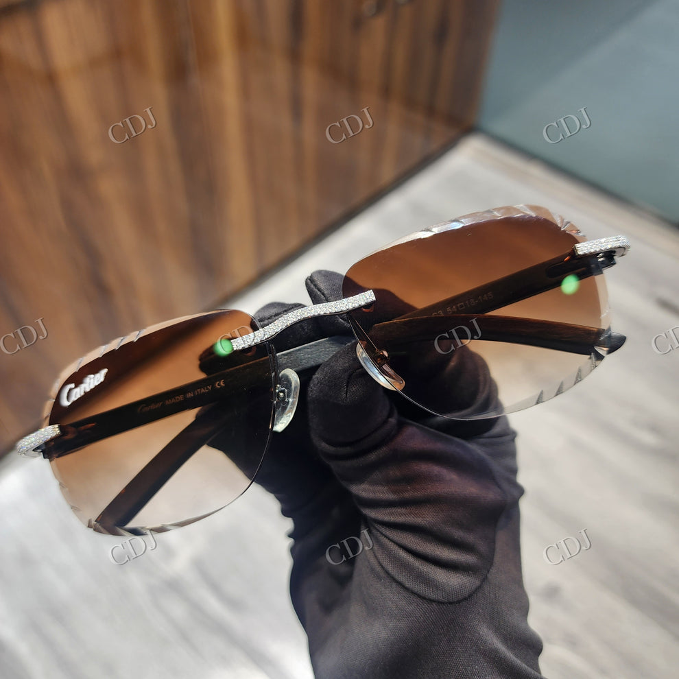 Custom Diamond Glasses