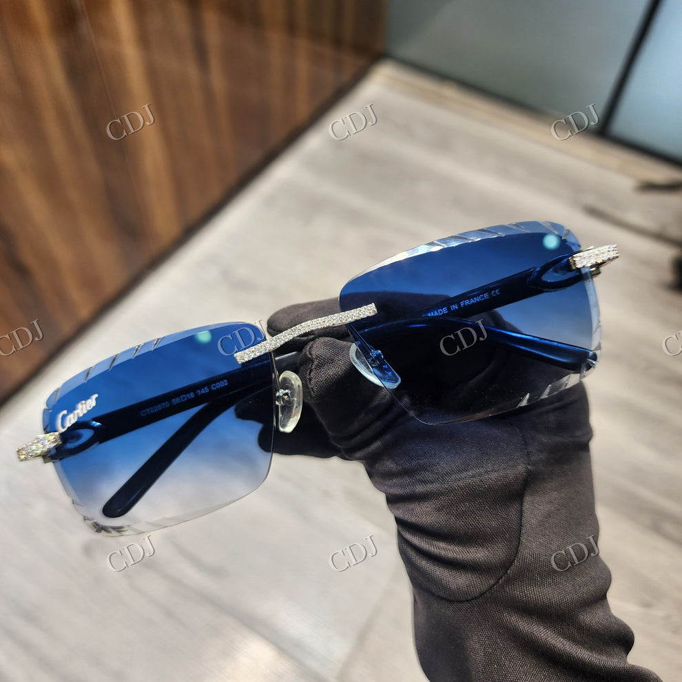 Custom Diamond Glasses
