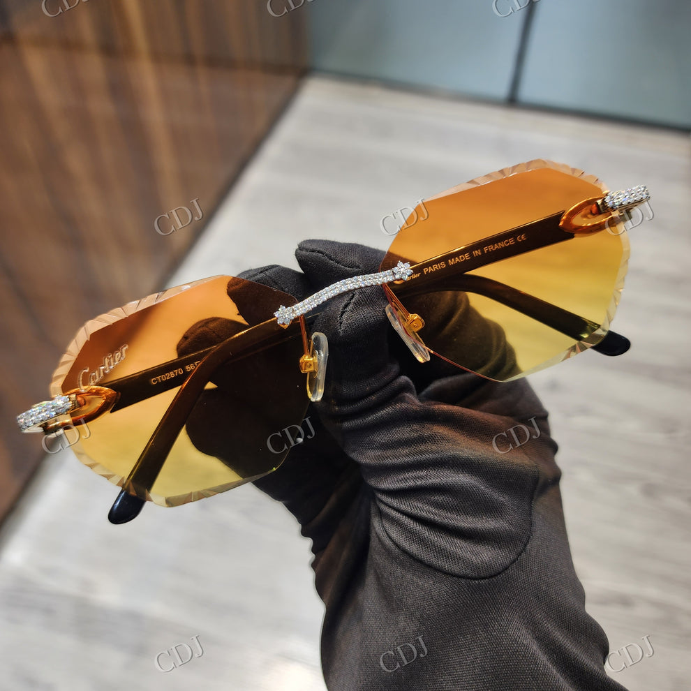 Custom Diamond Glasses
