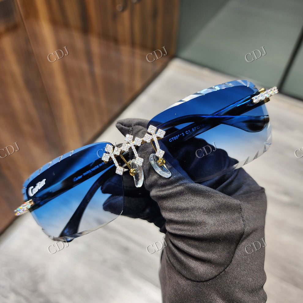 Custom Diamond Glasses