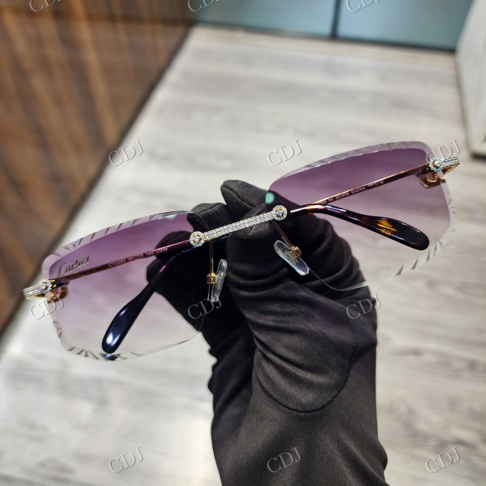 Custom Diamond Glasses