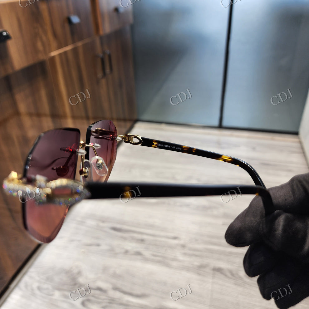 Custom Diamond Glasses