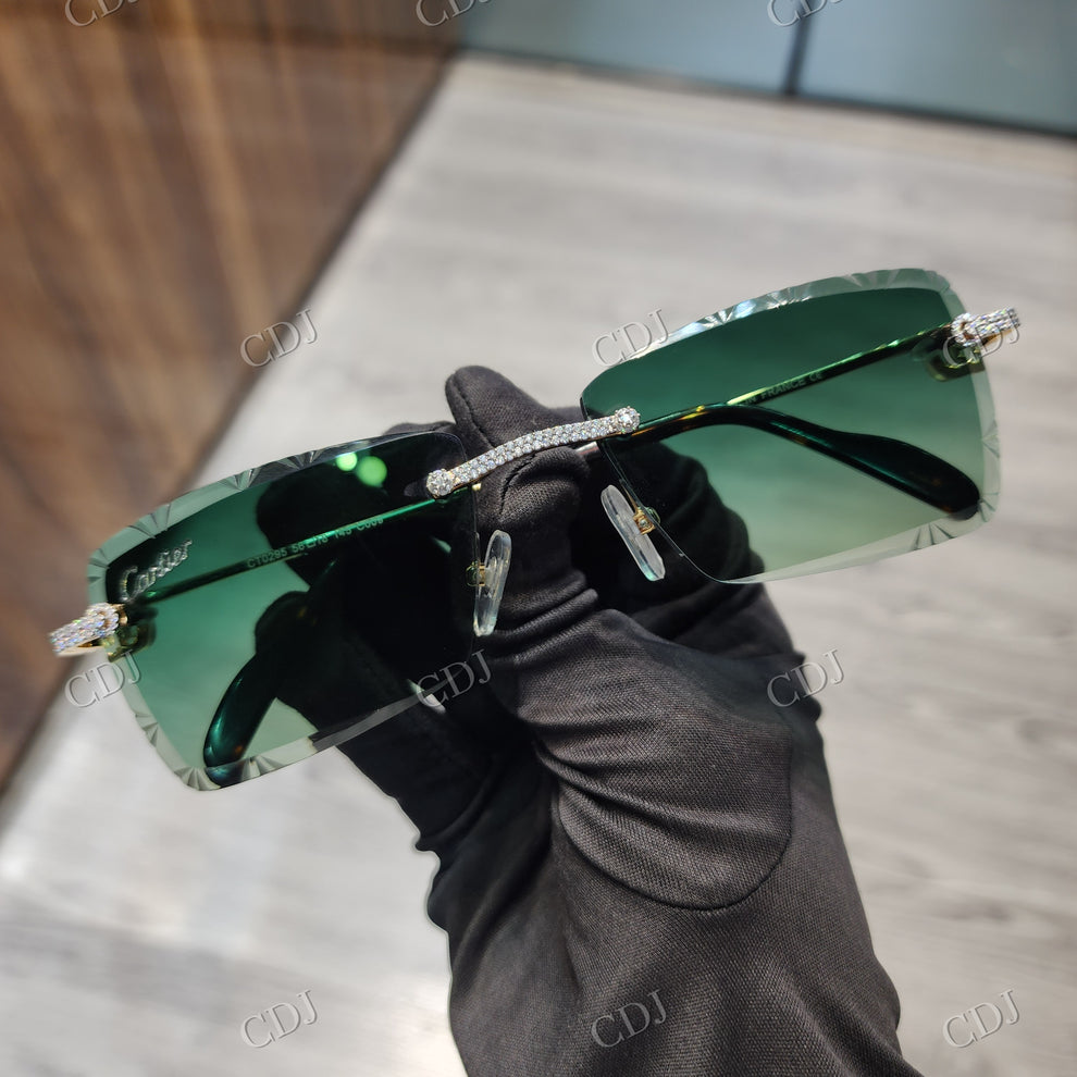 Custom Diamond Glasses