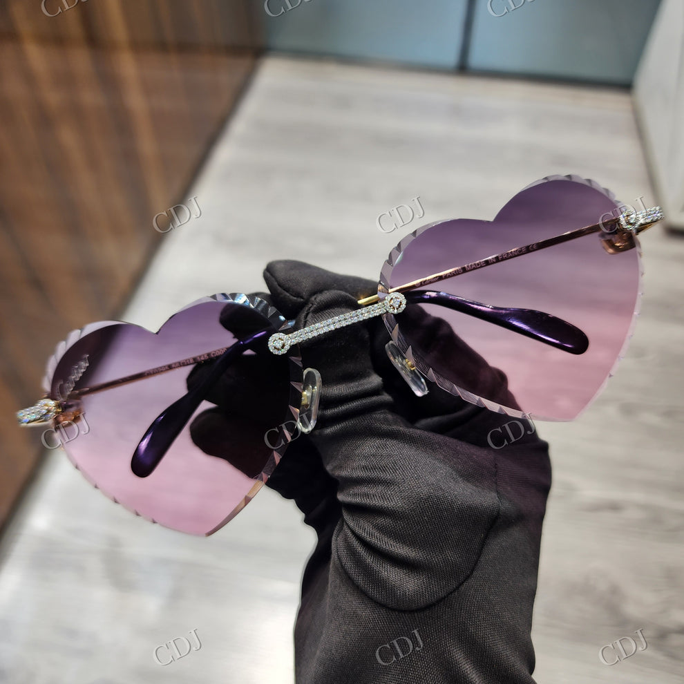 Custom Diamond Glasses