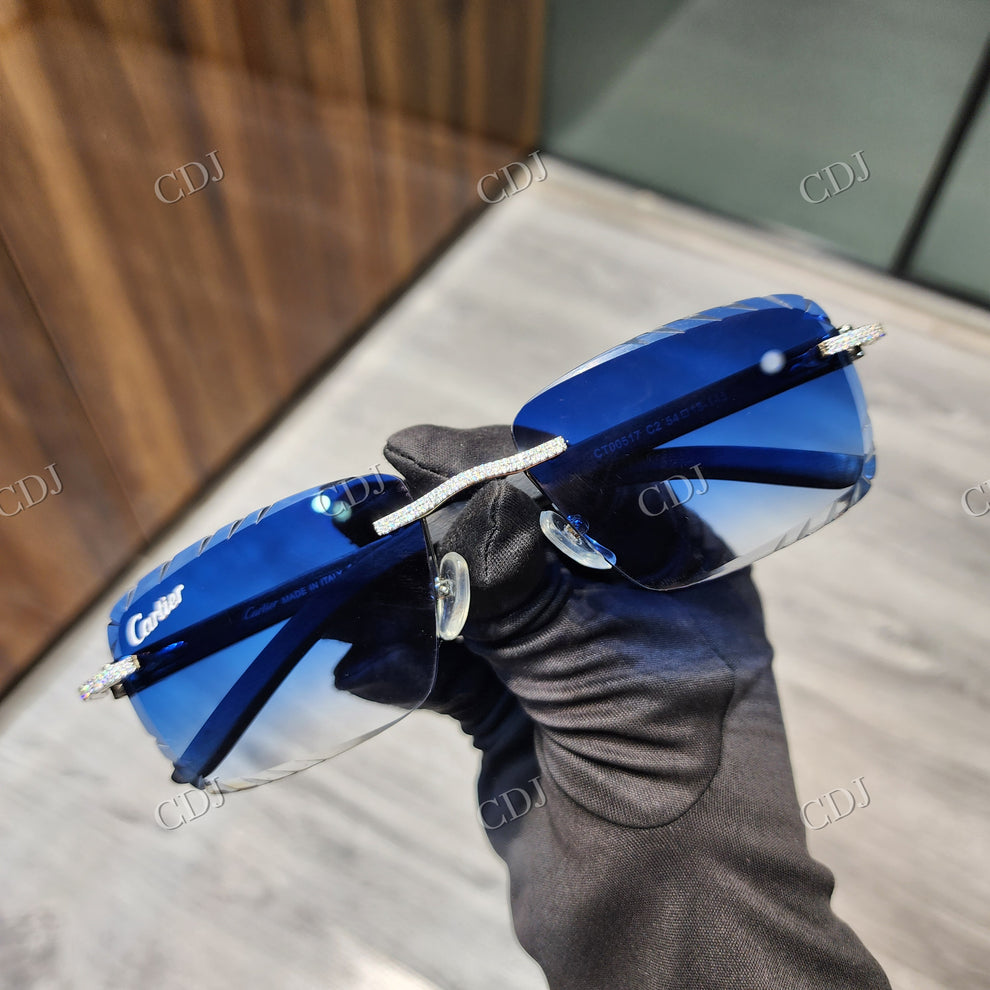 Custom Diamond Glasses