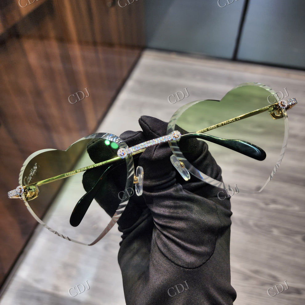 Custom Diamond Glasses