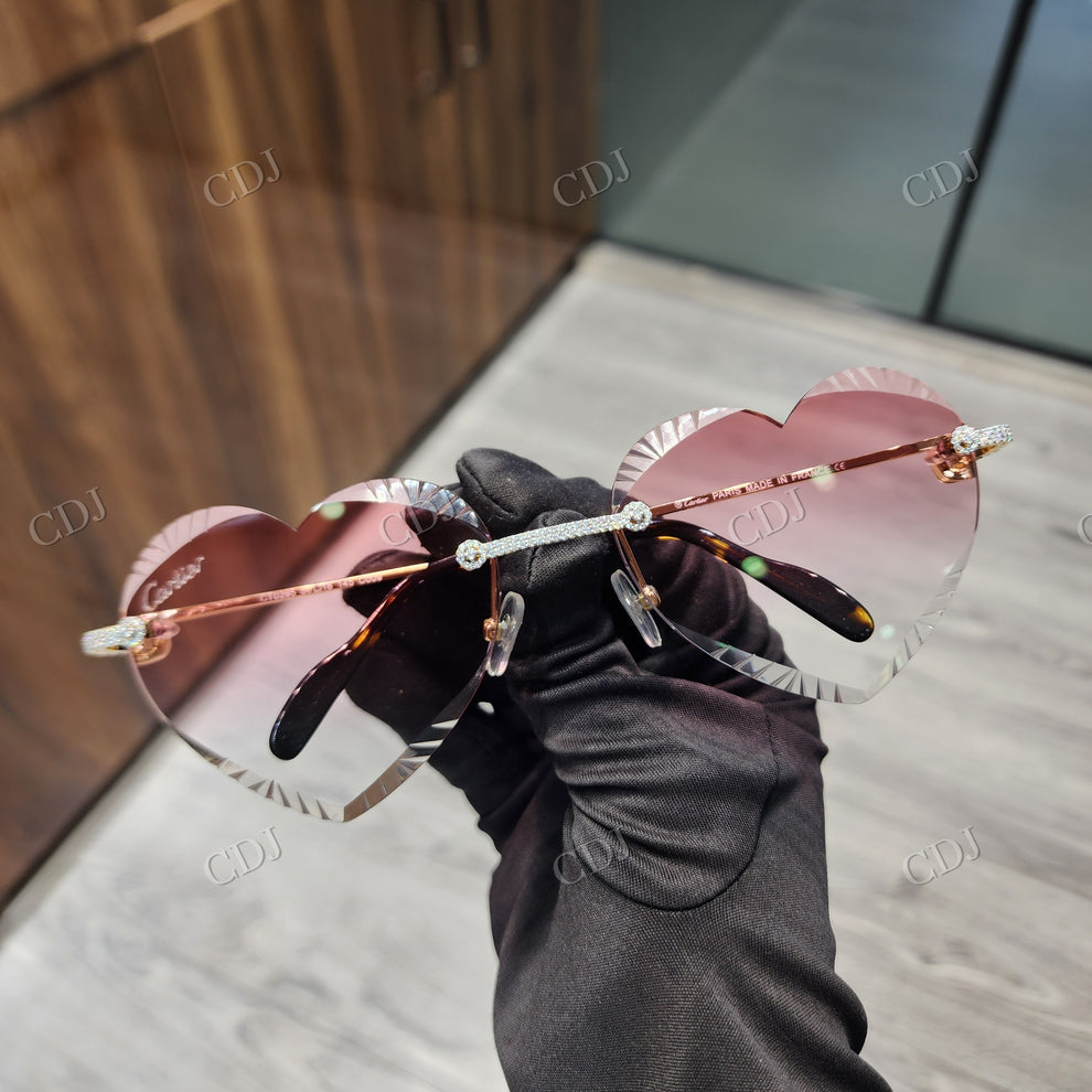 Custom Diamond Glasses