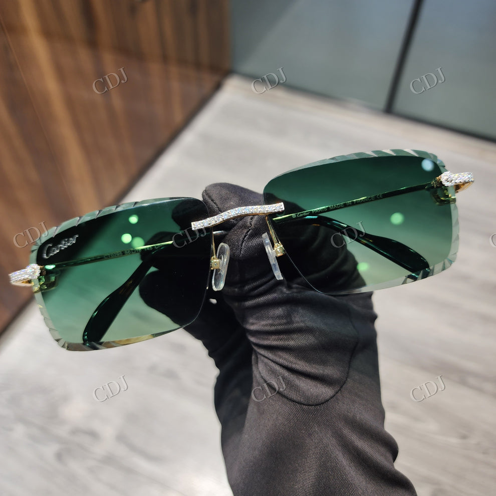 Custom Diamond Glasses