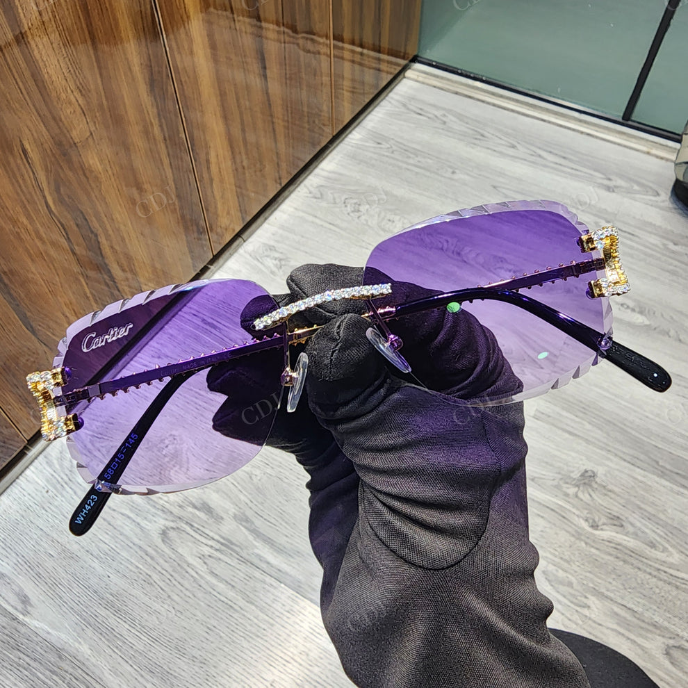 Custom Diamond Glasses