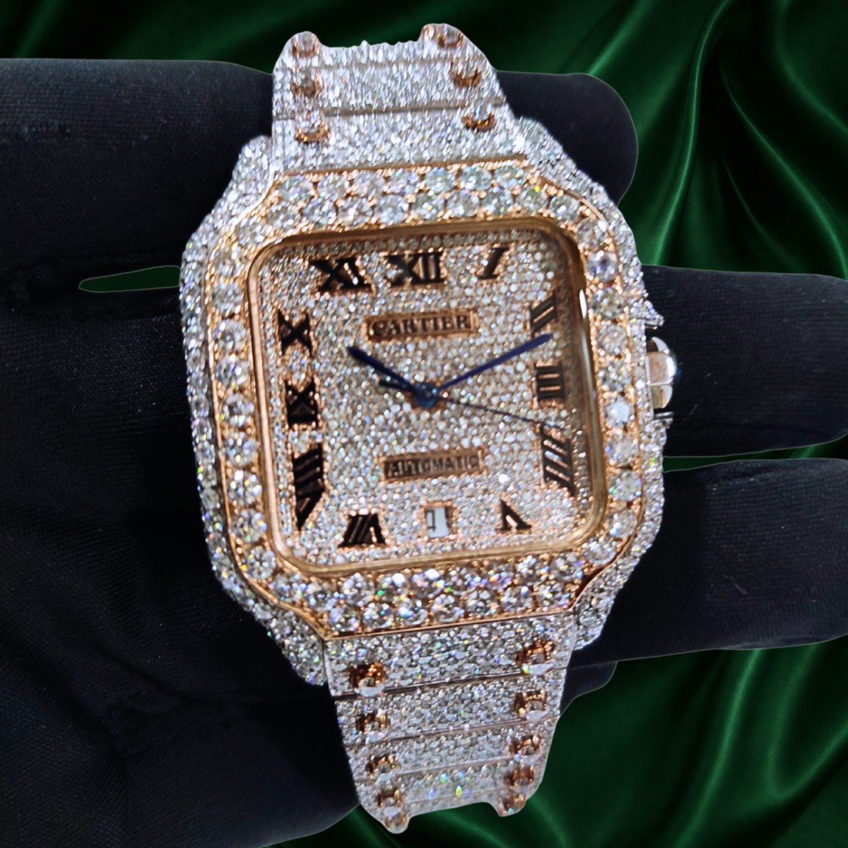 Cartier Customized Diamond Watch
