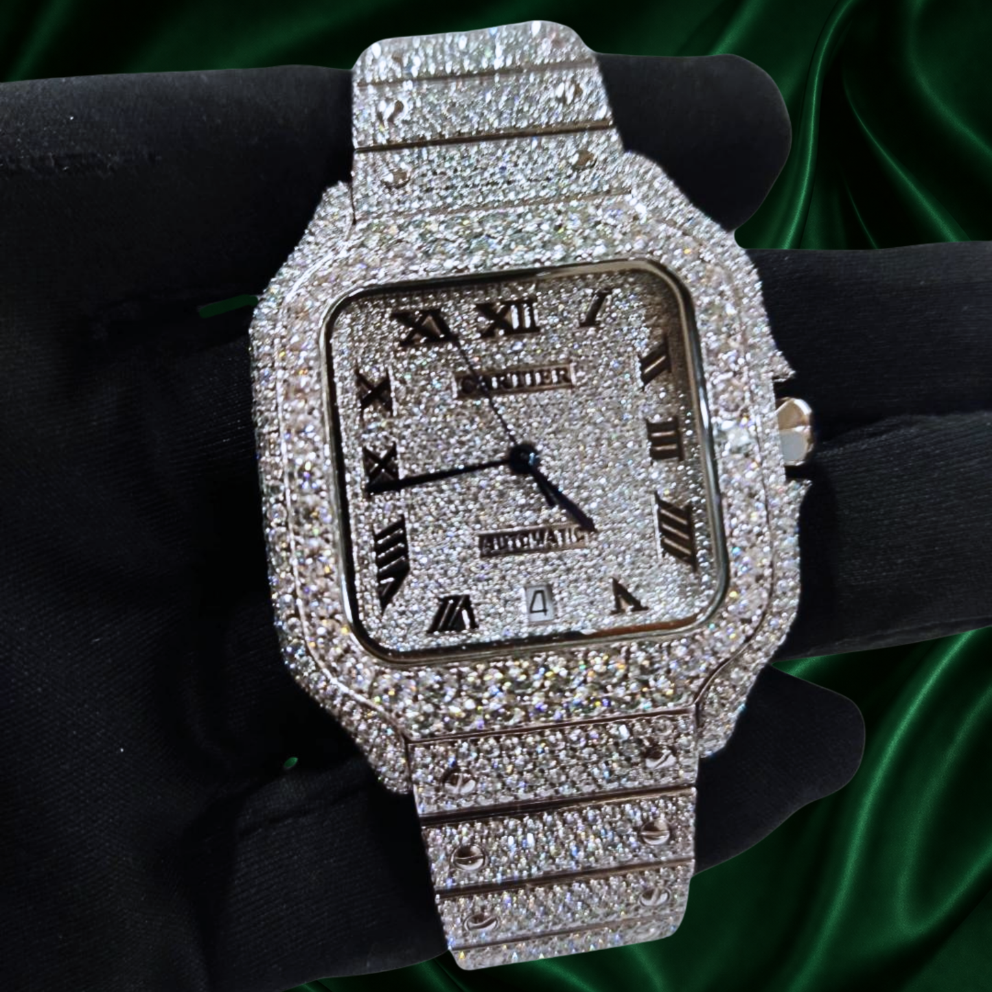 Cartier Customized Diamond Watch