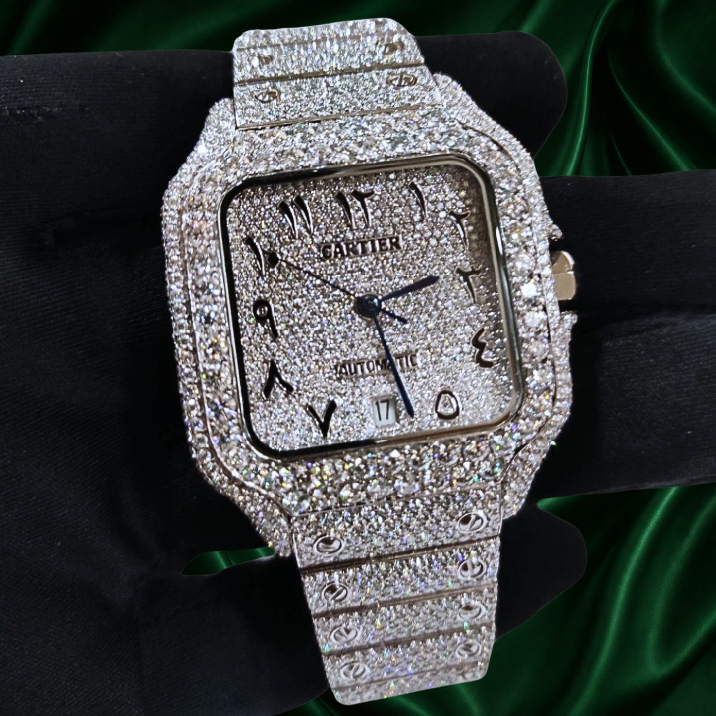 Cartier Customized Diamond Watch