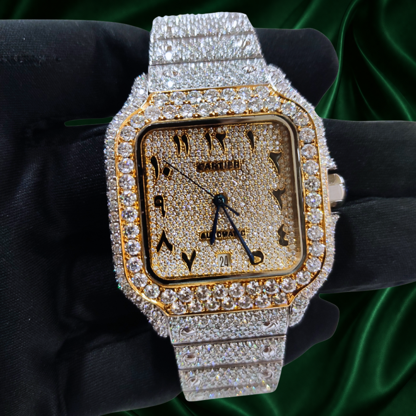 Cartier Customized Diamond Watch