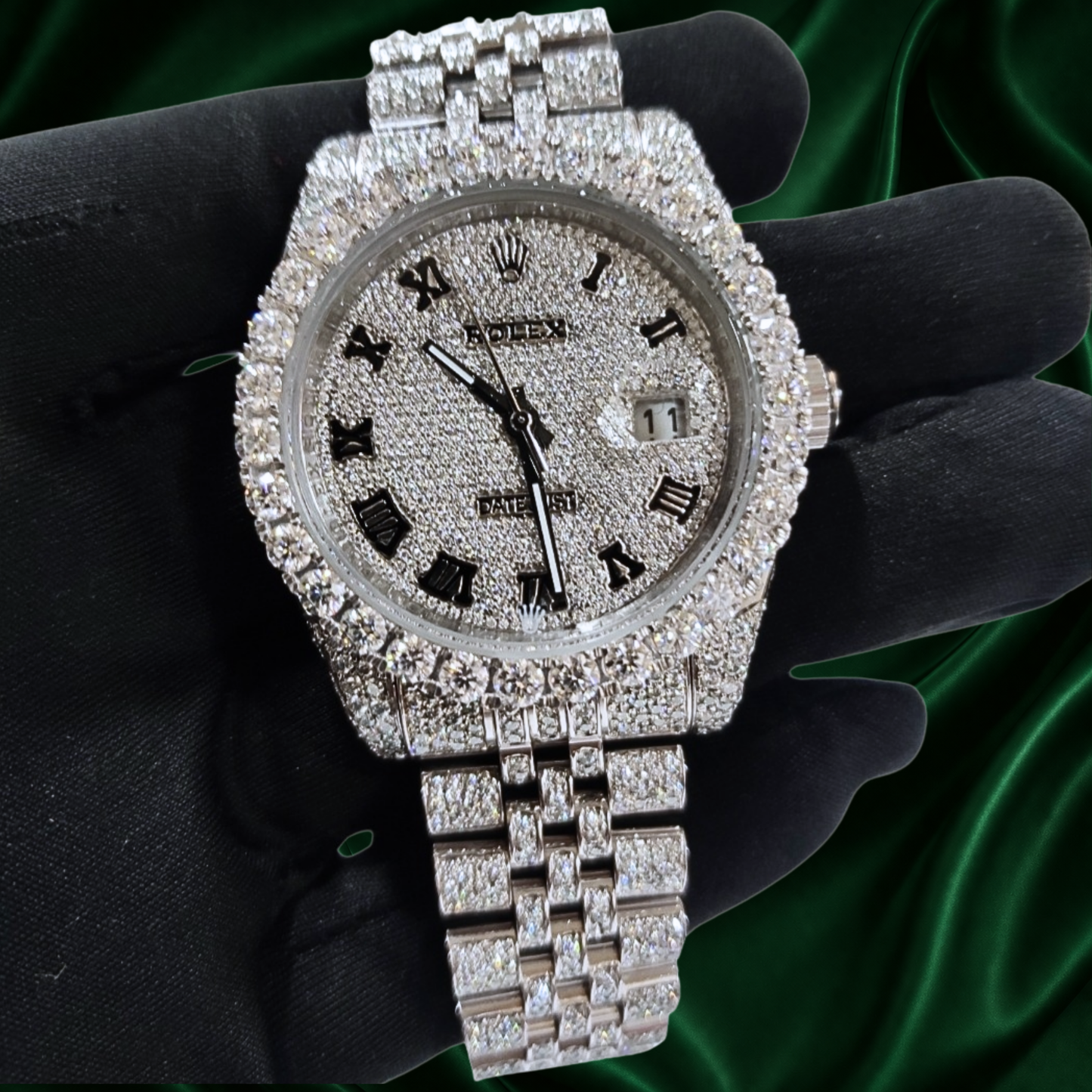 Rolex Customized Diamond Watch