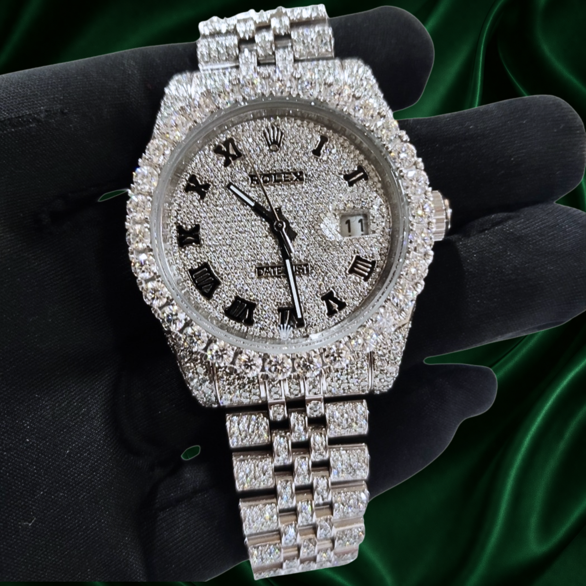 Rolex Customized Diamond Watch
