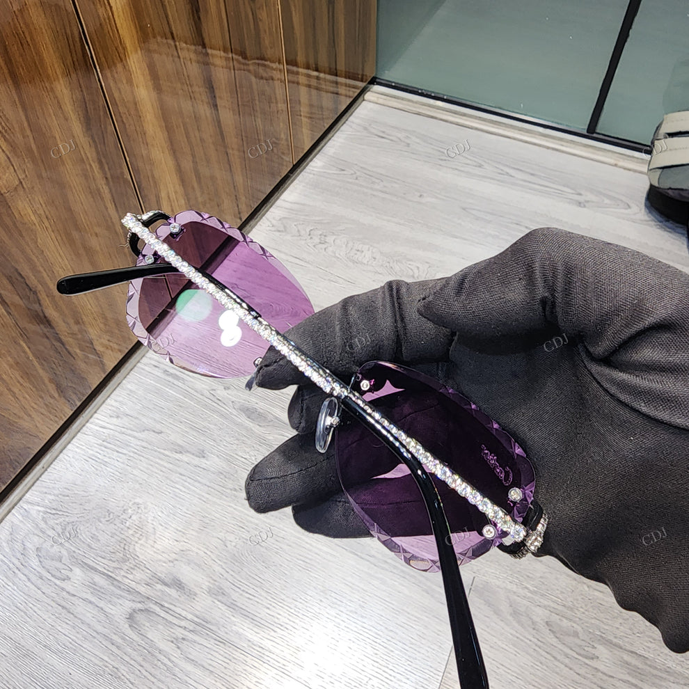 Custom Diamond Glasses