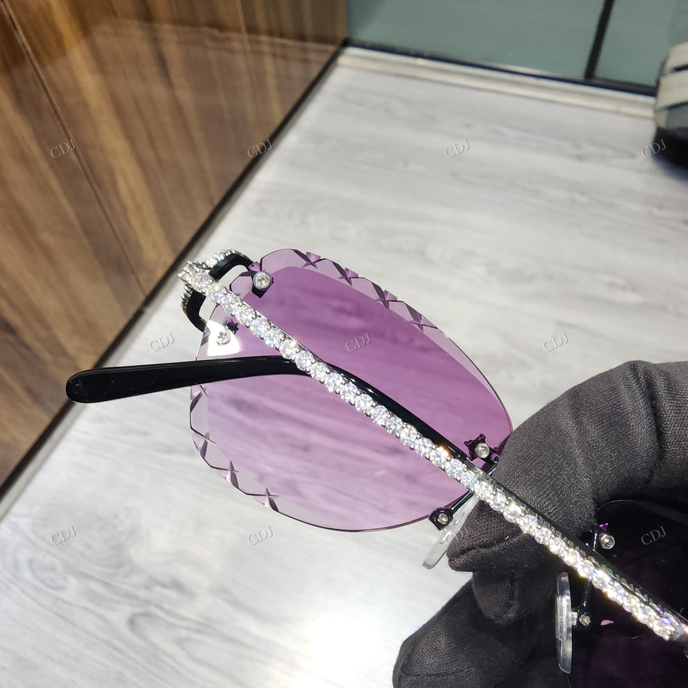 Custom Diamond Glasses