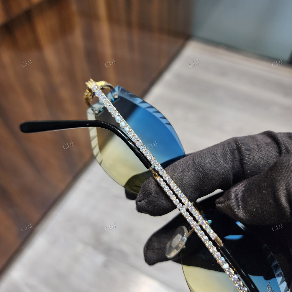 Custom Diamond Glasses
