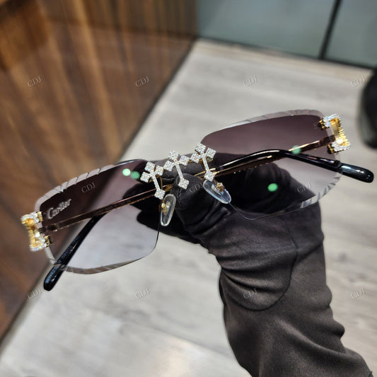 Custom Diamond Glasses