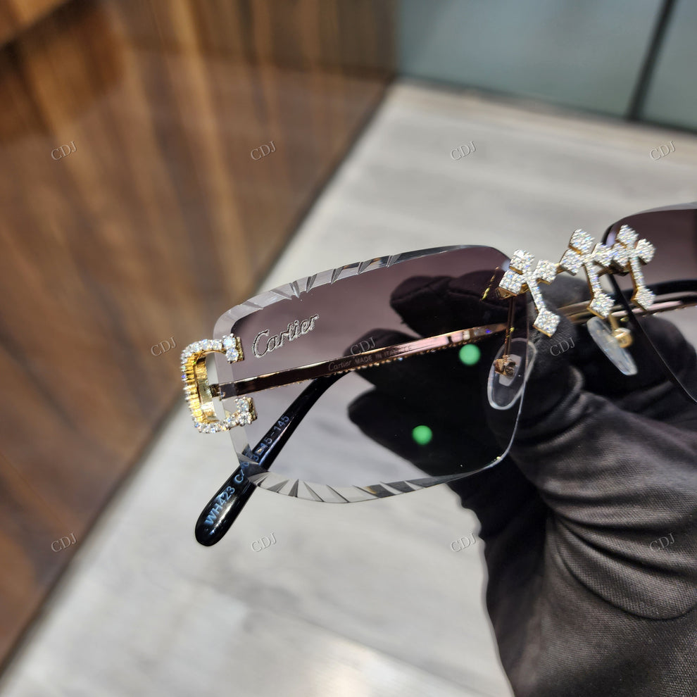 Custom Diamond Glasses