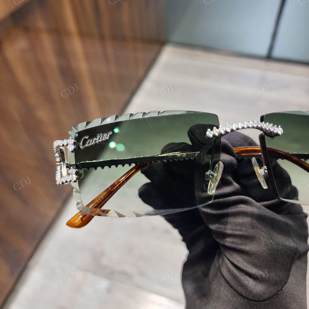 Custom Diamond Glasses