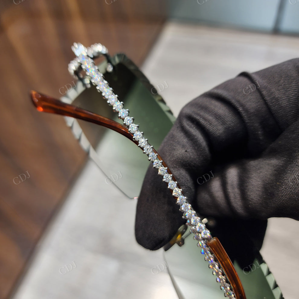 Custom Diamond Glasses