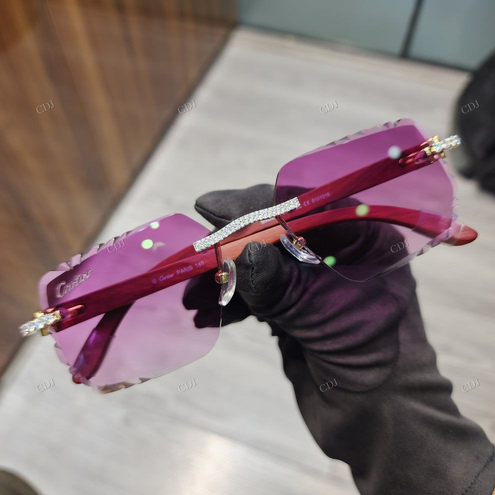 Custom Diamond Glasses