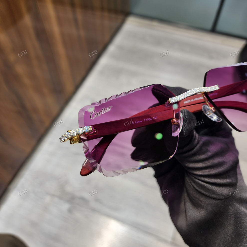 Custom Diamond Glasses