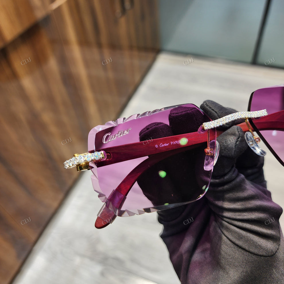 Custom Diamond Glasses