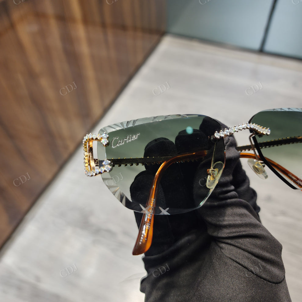 Custom Diamond Glasses